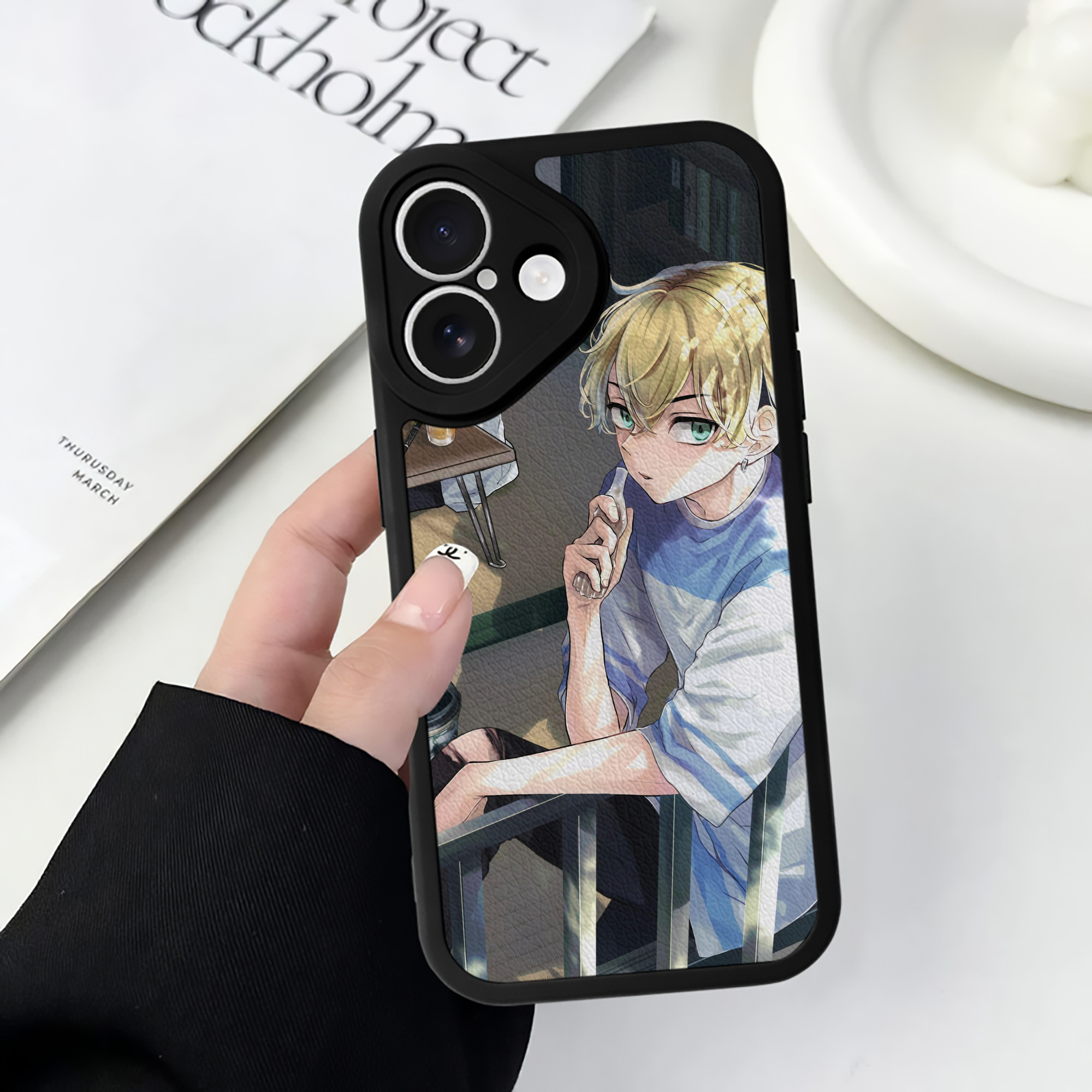 （画像用） 東京リベンジャーズ Tokyo Revengers 【iPhone 16シリーズ対応】シリコンスマホケース（レザー調） 材質：シリコン